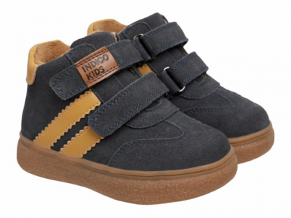 18-225C2 24-2,25-2,26-2,27-2,28-2 Indigo kids Ботинки Повсед Оксфорд Нат.кожа, Байка/Флис, ТЭП В/О Муж