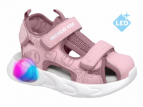 22-332A 25-2,26-2,27-2,28-2,29-2 Indigo kids Туфли Актив.отдых Сандалеты Иск.мат, Текстиль, ЭВА Лето жен