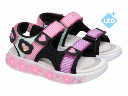 22-500E 26-2,27-2,28-2,29-2,30-2,31-2 Indigo kids Туфли Актив.отдых Сандалии Иск.мат, Текстиль, ЭВА Лето жен