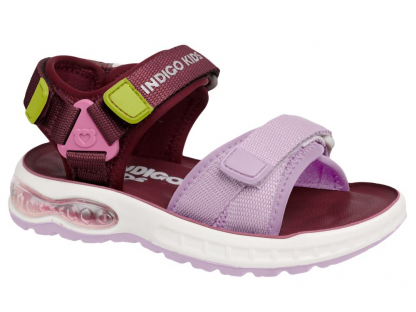 22-575B 28-2,29-2,30-2,31-2,32-2,33-2 Indigo kids Туфли Актив.отдых Сандалии Иск.мат, Текстиль, Полиуретан / ТЭП Лето жен