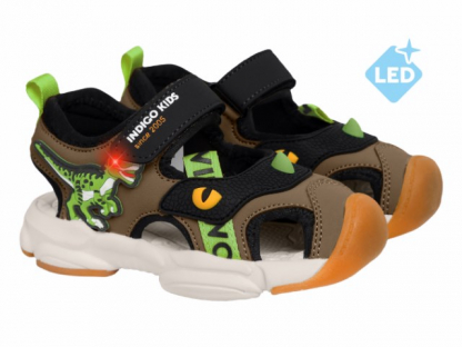 22-810K 25-2,26-2,27-2,28-2,29-2,30-2 Indigo kids Туфли Актив.отдых Сандалеты Иск.мат, Текстиль, ЭВА / ТЭП Лето Муж