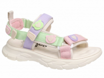 222-250B 31-2,32-2,33-2,34-2,35-2,36-2 Indigo kids Туфли Повсед Сандалии Иск.мат, Текстиль, ПУ Лето жен