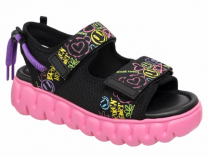 222-307C 32-2,33-2,34-2,35-2,36-2 Indigo kids Туфли Повсед Сандалеты Текстиль, Иск.кожа, ЭВА Лето жен