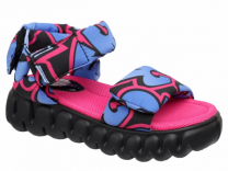 222-318C 32-2,33-2,34-2,35-2,36-2 Indigo kids Туфли Повсед Сандалии Текстиль, Текстиль, ЭВА Лето жен