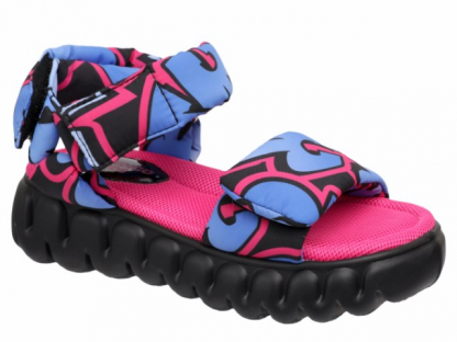 222-318C 32-2,33-2,34-2,35-2,36-2 Indigo kids Туфли Повсед Сандалии Текстиль, Текстиль, ЭВА Лето жен