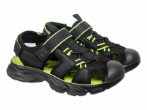 227-2030A2 33-2,34-2,35-2,36-3,37-3 Indigo kids Туфли Актив.отдых Сандалеты Иск.мат, Текстиль, ПУ Лето Муж