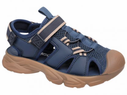 227-2030E 33-2,34-3,35-3,36-2,37-2 Indigo kids Туфли Актив.отдых Сандалеты Иск.мат, Текстиль, ПУ Лето Муж