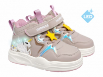 46-180B 26-2,27-2,28-2,29-2,30-2,31-2 Indigo kids Ботинки Актив.отдых Кроссовки Иск.мат, Байка/Флис, ЭВА В/О жен