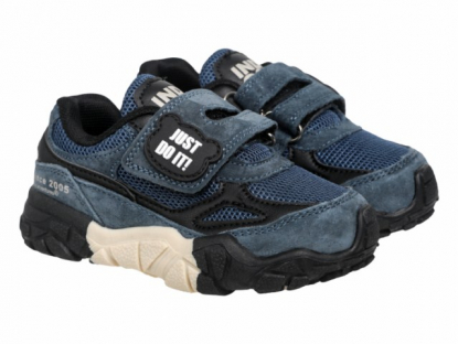 90-652E3 25-2,26-2,27-2,28-2,29-2,30-2 Текстиль/отделка натуральная кожа/отделка искусственная кожа Хлопок 80%, полиэстер 20% Кроссовки 25-30