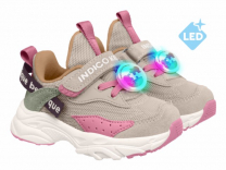 92-001V 25-2,26-2,27-2,28-2,29-2,30-2 Indigo kids П/ботинки Актив.отдых Кроссовки Иск.мат, Текстиль, ЭВА / ТЭП В/О жен