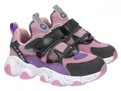 92-052G2 30-2,31-2,32-2,33-2,34-2,35-2 Текстиль/отделка натуральная кожа/отделка искусственная кожа Хлопок 30%, полиэстер 70% Кроссовки 30-35