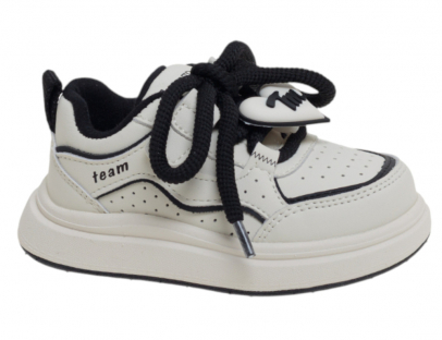 R266512148W/BK белый/черный 22-2,23-2,24-2,25-2,26-2 Сказка П/ботинки Актив.отдых Кроссовки Иск.мат, Текстиль В/О жен