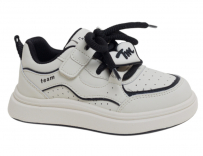 R266513119W/BK белый/черный 27-1,28-1,29-1,30-1,31-1,32-1 Сказка П/ботинки Актив.отдых Кроссовки Иск.мат, Текстиль В/О жен