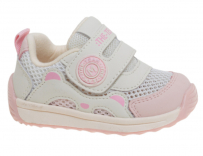 R979712002W/P Белый/Розовый 17-2,18-2,19-2,20-2,21-2 Сказка П/ботинки Актив.отдых Кроссовки Иск.мат, Без подклада Лето жен