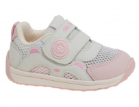 R979712116W/P Белый/Розовый 22-2,23-2,24-2,25-2,26-2 Сказка П/ботинки Актив.отдых Кроссовки Иск.мат, Без подклада Лето жен