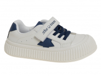 R893213103W/DB Белый/Темно синий 27-1,28-1,29-1,30-1,31-1,32-1 Сказка П/ботинки Актив.отдых Кроссовки Иск.мат, Текстиль В/О Муж