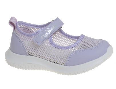 R151813401PE Фиол 27-2,28-2,29-2,30-2,31-2 Сказка Туфли Повсед Mary Jane Текстиль, Без подклада Лето жен