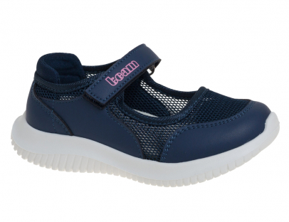 R151813402DB Т.син 27-2,28-2,29-2,30-2,31-2 Сказка Туфли Повсед Mary Jane Текстиль, Без подклада Лето жен