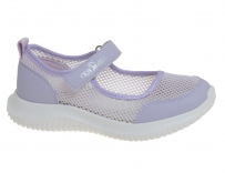 R151814146PE Фиол 32-2,33-2,34-2,35-2,36-2 Сказка Туфли Повсед Mary Jane Текстиль, Без подклада Лето жен