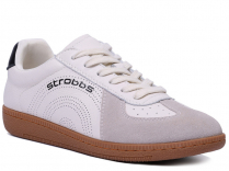 F7782-16 Беж 36-1,37-1,38-2,39-2,40-2 Strobbs П/ботинки Актив.отдых Кроссовки Нат.кожа, Текстиль, Резина В/О жен