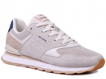 F7711-16 Беж 36-1,37-1,38-2,39-2,40-1,41-1 Strobbs П/ботинки Актив.отдых Кроссовки Нат.кожа, Текстиль, ЭВА,Резина,ТПУ вставка В/О жен