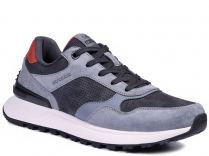 C3847-1 Сер 41-1,42-2,43-2,44-2,45-1 Strobbs П/ботинки Актив.отдых Кроссовки Нат.кожа, Текстиль, ЭВА,Резина,ТПУ вставка В/О Муж