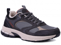 F7714-1 Сер 36-1,37-1,38-2,39-2,40-1,41-1 Strobbs П/ботинки Актив.отдых Кроссовки Нат.кожа, Текстиль, ЭВА,ТПР,ТПУ вставка В/О Муж