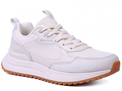 F7720-16 Беж 36-1,37-1,38-2,39-2,40-1,41-1 Strobbs П/ботинки Актив.отдых Кроссовки Нат.кожа, Текстиль, ЭВА,Резина,ТПУ вставка В/О жен