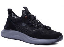 C3881-3 Чёр 41-1,42-2,43-2,44-2,45-1 Strobbs П/ботинки Актив.отдых Кроссовки Нат.кожа, Без подклада, ЭВА Лето Муж