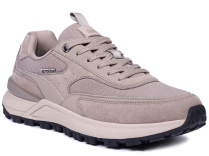 C3872-25 Беж 41-1,42-2,43-2,44-2,45-1 Strobbs П/ботинки Актив.отдых Кроссовки Нат.кожа, Текстиль, ЭВА,Резина,ТПУ вставка В/О Муж