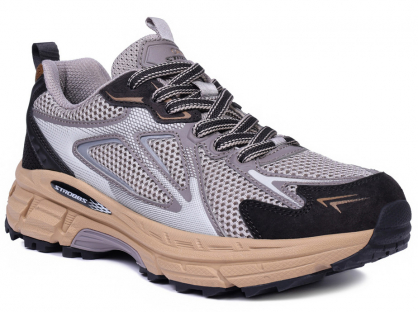 F7733-25 Беж 36-1,37-1,38-2,39-2,40-2 Strobbs П/ботинки Актив.отдых Кроссовки Иск.мат, Текстиль, ЭВА,Резина,ТПУ вставка В/О жен