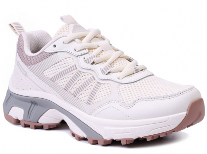 F7739-16 Беж 36-1,37-1,38-2,39-2,40-1,41-1 Strobbs П/ботинки Актив.отдых Кроссовки Нат.кожа, Текстиль, ЭВА,Резина,ТПУ вставка В/О жен