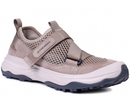 C3891-25 Беж 41-1,42-2,43-2,44-2,45-1 Strobbs П/ботинки Актив.отдых Кроссовки Нат.кожа, Без подклада, ЭВА,Резина Лето Муж