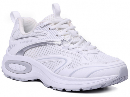 F7777-6 Бел 36-1,37-1,38-2,39-2,40-2 Strobbs П/ботинки Актив.отдых Кроссовки Иск.мат, Текстиль, ЭВА,Резина В/О жен