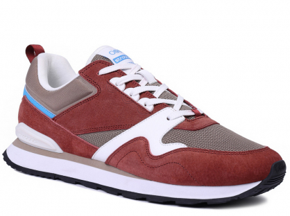 B3879-17 Мультиколор 40-2,41-2,42-2,43-2 Strobbs П/ботинки Актив.отдых Кроссовки Нат.кожа, Текстиль, ЭВА,Резина,ТПУ вставка В/О Муж