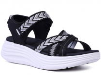 F7761-3 Чёр 36-1,37-1,38-2,39-2,40-2 Strobbs Туфли Повсед Сандалии Текстиль, Текстиль, ЭВА Лето жен