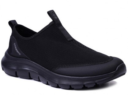 C3913-3 Чёр 41-1,42-2,43-2,44-2,45-1 Strobbs П/ботинки Актив.отдых Слипоны Текстиль, Текстиль, ЭВА,Резина Лето Муж