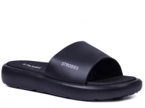 F7753-3 Чёр 36-1,37-1,38-2,39-2,40-2 Strobbs Туфли Пляж Шлепанцы/Пантолеты ПВХ, Без подклада, ЭВА Лето жен