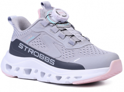 N1795-4 Сер 31-1,32-1,33-2,34-2,35-2 Strobbs П/ботинки Актив.отдых Кроссовки Иск.мат, Текстиль, ЭВА,ТПР В/О жен