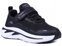 N1801-3 Чёр 31-1,32-1,33-2,34-2,35-2 Strobbs П/ботинки Актив.отдых Кроссовки Иск.мат, Текстиль, ЭВА,ТПР В/О Муж