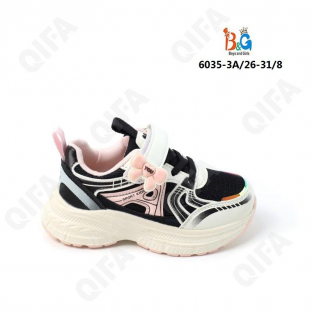 RC51_6035-3A Чёр 26-1,27-1,28-2,29-2,30-1,31-1 Boys and Girls П/ботинки Актив.отдых Кроссовки Иск.мат, Текстиль, ЭВА (EVA-Этиленвинилацетат) В/О жен