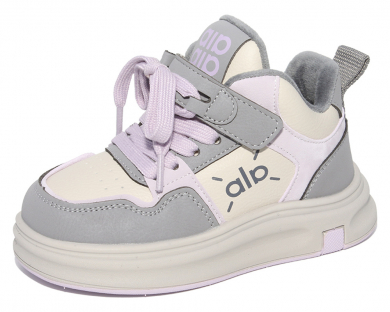 F22764 Фиол 32-1,33-1,34-1,35-1,36-1,37-1 Капитошка Ботинки Актив.отдых Кроссовки Иск.мат, Байка/Флис, ЭВА В/О жен