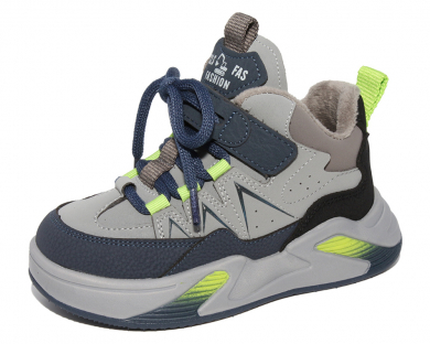 F22772 Сер 32-1,33-1,34-1,35-1,36-1,37-1 Капитошка Ботинки Актив.отдых Кроссовки Иск.мат, Байка/Флис, ЭВА В/О Муж