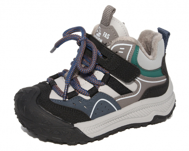 F22774 Сер 26-1,27-1,28-1,29-1,30-1,31-1 Капитошка Ботинки Актив.отдых Кроссовки Иск.мат, Байка/Флис, Резина В/О Муж