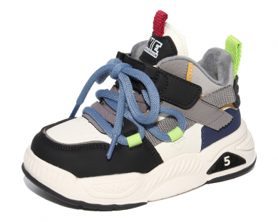 F22778 Чёр 32-1,33-1,34-1,35-1,36-1,37-1 Капитошка Ботинки Актив.отдых Кроссовки Иск.мат, Байка/Флис, ЭВА В/О Муж