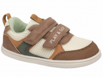 106-1320A Беж 23-2,24-2,25-2,26-2,27-2 Indigo kids П/ботинки Актив.отдых Кроссовки Иск.мат, Текстиль, ТЭП В/О Муж