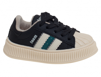 R895812181BK Чёр 22-2,23-2,24-2,25-2,26-2 Сказка П/ботинки Актив.отдых Кроссовки Иск.мат, Текстиль В/О жен