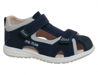 R511311027DB Т.син 27-2,28-2,29-2,30-2,31-2 Сказка П/ботинки Школа Сандалеты Иск.мат, Кожподклад Лето Муж