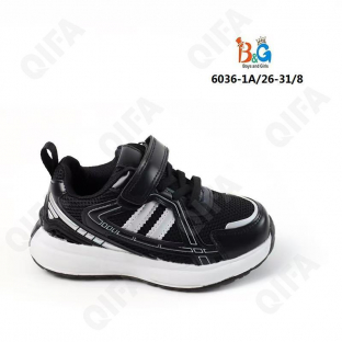 RC51_6036_M-1A Чёр 26-1,27-1,28-2,29-2,30-1,31-1 Boys and Girls П/ботинки Актив.отдых Кроссовки Иск.мат, Текстиль, ЭВА (EVA-Этиленвинилацетат) В/О Муж
