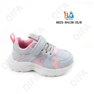 RC51_W6021-3H Светло-розовый 26-1,27-1,28-2,29-2,30-1,31-1 Boys and Girls П/ботинки Актив.отдых Кроссовки Иск.мат, Текстиль, ЭВА (EVA-Этиленвинилацета